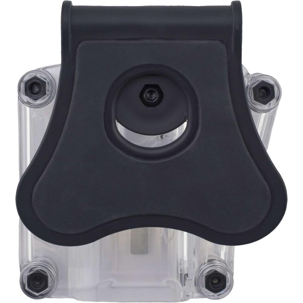 Bulldog MX-002 Multi Fit Polymer Holster Clear/Black Paddle RH - View 2