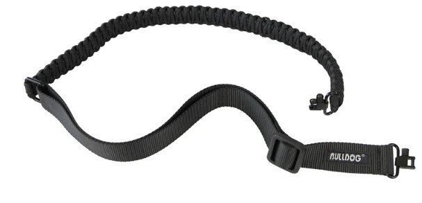 Bulldog BD835 Paracord Rifle Sling with Locking Swivels Black - View 2