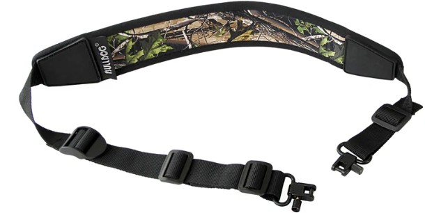 Neoprene Rifle Sling Locking Swivels Camo - View 2