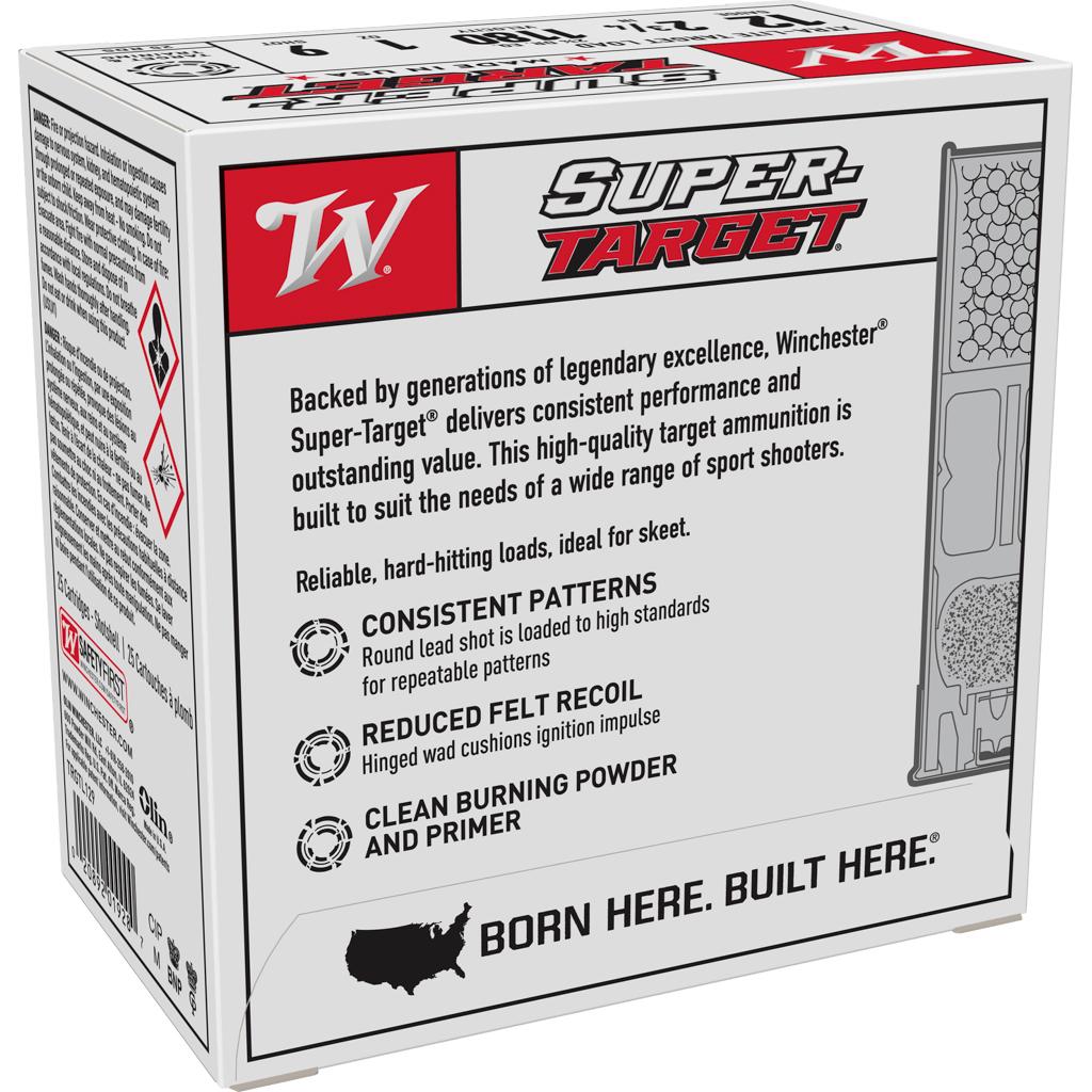 Winchester TRGTL129 12 Gauge 2.75 in 1 oz 9 Shot 1180 fps 25 Rounds - View 2