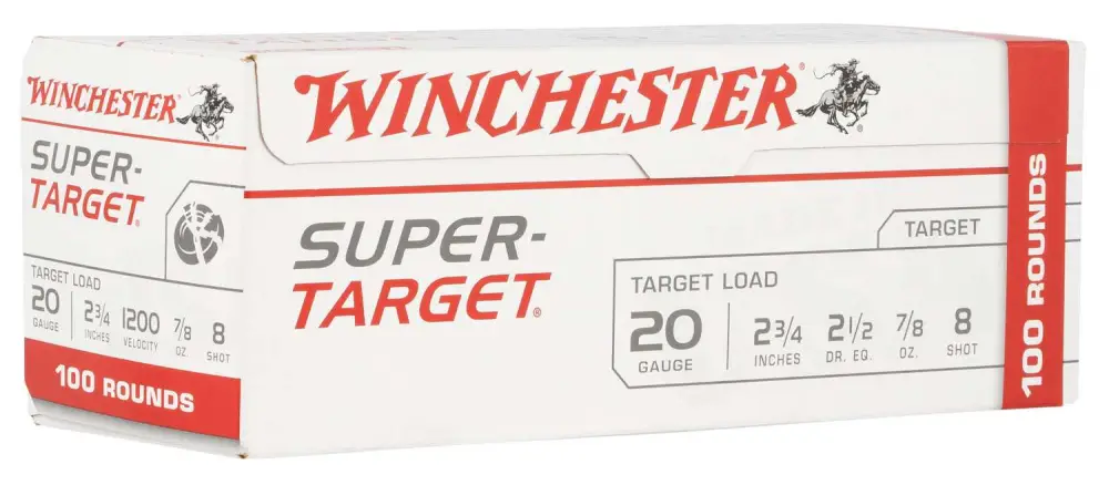 Winchester Super-Target 20 Gauge 2.75" 7/8 oz 1200 fps 8 Shot Ammo - View 2