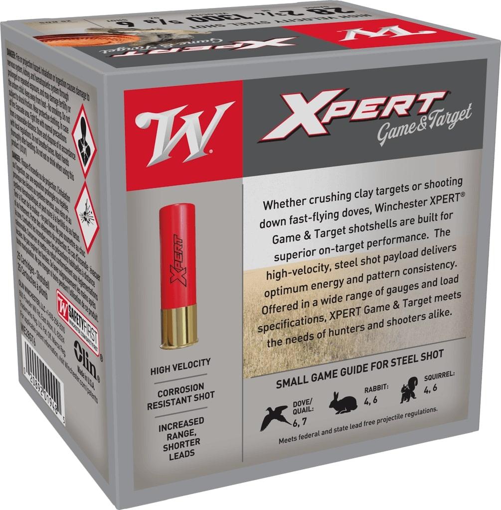 Winchester WE28GT6 28 Gauge 2.75 in 5/8 oz #6 Steel Shot 25 Rounds - View 2