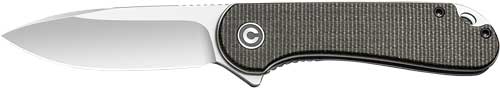 Civivi C907T Elementum 2.96" Green Micarta Satin D2 Liner Lock Knife - View 2