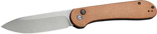 Civivi C2103D Elementum 3.47" Brown Micarta Gray Stonewashed Knife - View 2