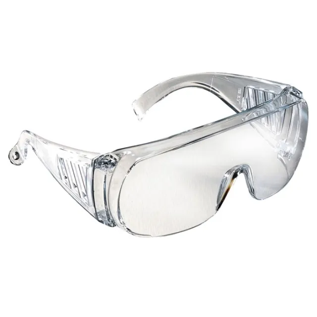 Radians CV0010 Coveralls Shooting Glasses Adult Clear Lens Polycarbonate Clear Frame - View 2