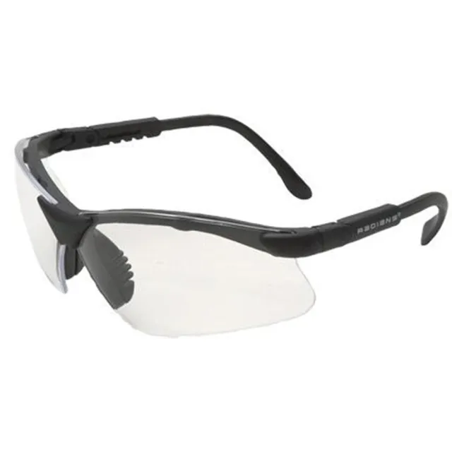 Radians Revelation Sporting Goods Shooting Glasses Black with Clear Lens - View 2