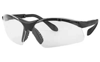 Radians RV0110CS Revelation Shooting Glasses Adult Clear Lens Anti-Fog Black Frame - View 3