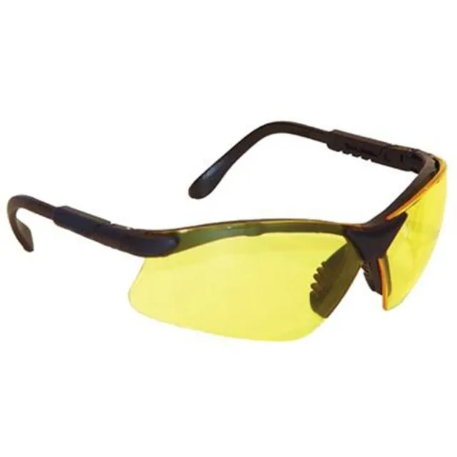 Radians RV0140CS Amber Yellow Lens Safety Glasses Black Frame - View 2