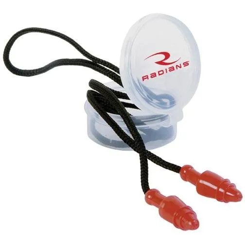 Radians JP3150HC SnugPlugs 28 dB Behind Neck Red/Black Reusable Earplugs - View 2