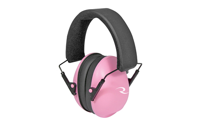 Radians LS0800CS Lowset Passive Earmuff 21 dB Pink/Black Over-Head - View 2