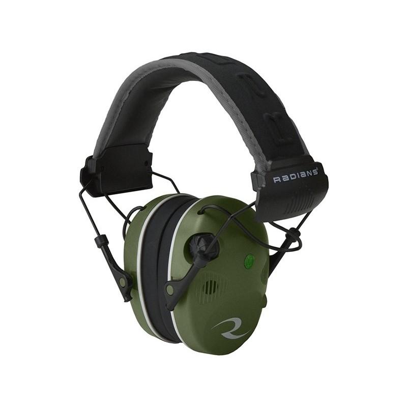 Radians R3400 Quad Mic Earmuff, Military Green/Black, NRR 24 dB, 3.5mm Jack - View 2