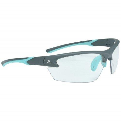Radians Ladies Range Shooting Glasses Aqua & Charcoal with Clear Lens - View 2