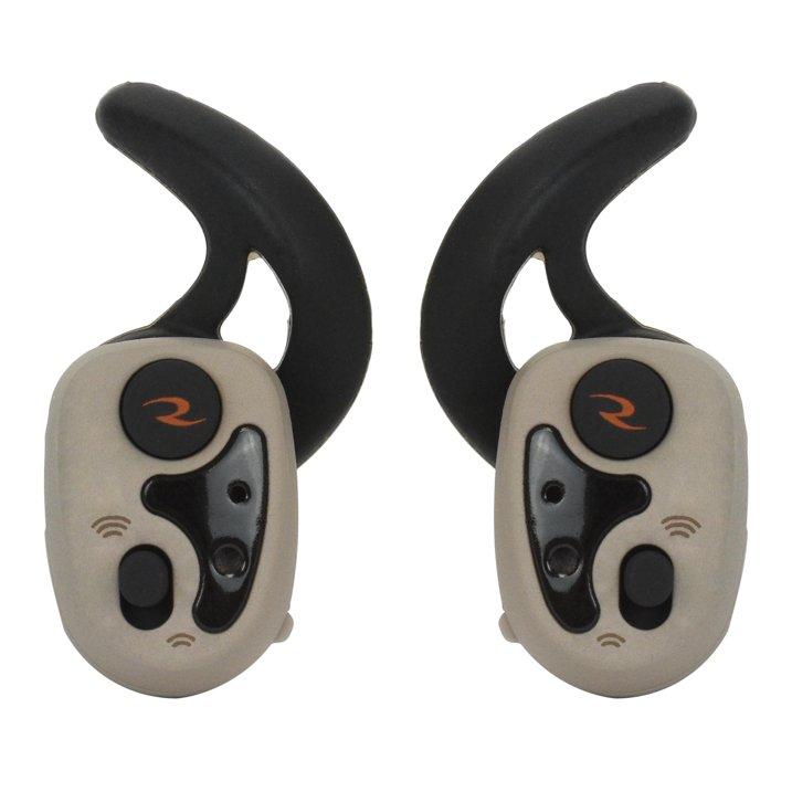 Radians Vertex Nano Earbuds, Tan, Wireless, 120hr Battery, 25dB NRR, Hi-Low Sound Compression, Sport Ear Hooks - View 2