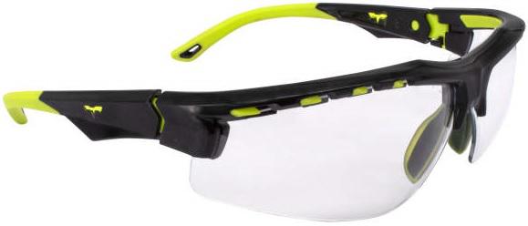 Radians TXE810CS Clear Lens Hi-Vis Full Frame Safety Glasses - View 2