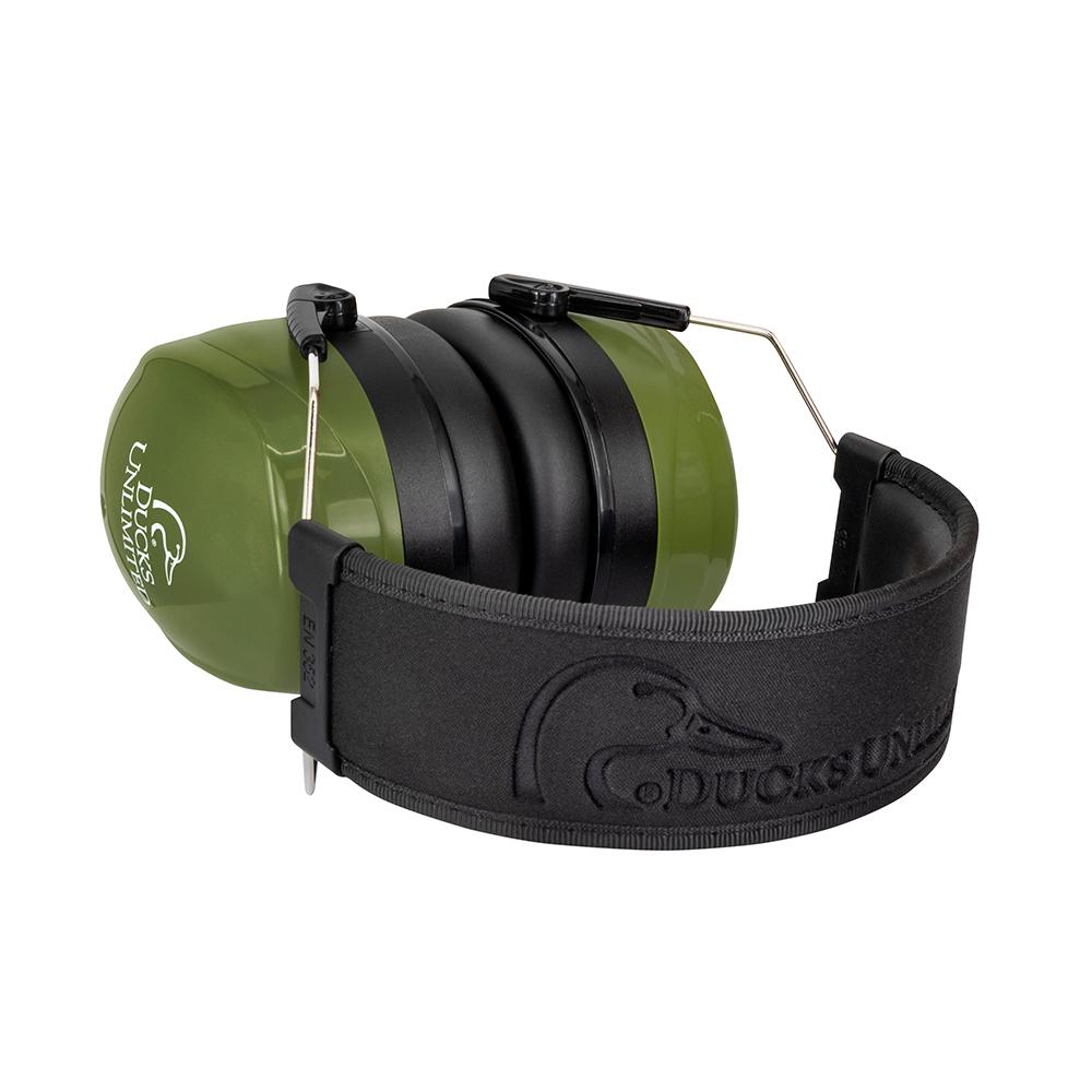 Radians DUHIHPGRBX High Performance Earmuff Black/Green Over-Head - View 2