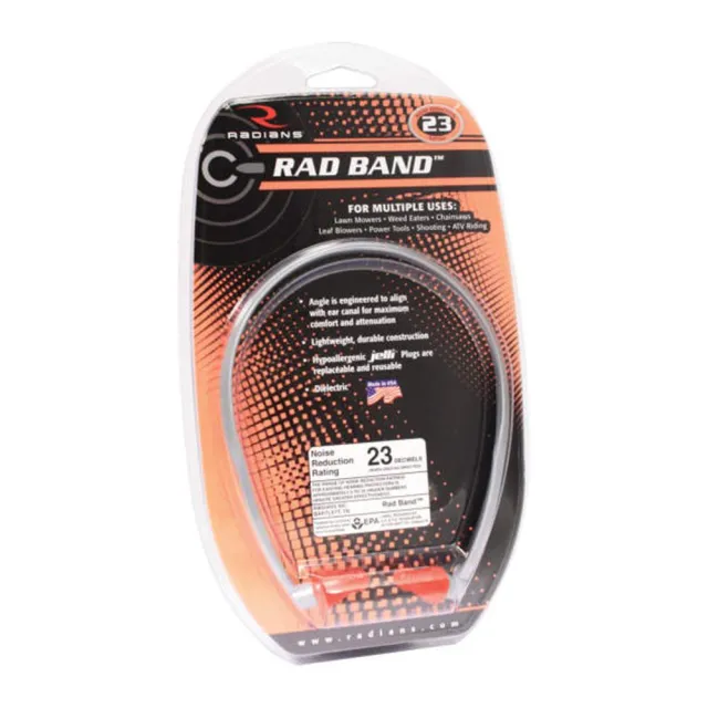 Radians RB1150 Rad-Band Hearing Protection 23 dB Behind Neck Gray - View 2