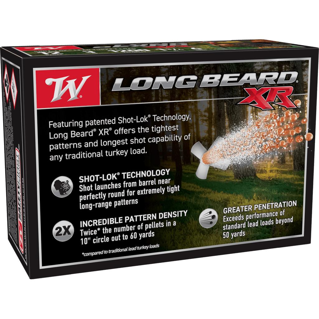 Winchester Long Beard XR 12 Gauge 3 in 1 3/4 oz 6 Shot 1200 fps 10 Rounds - View 2