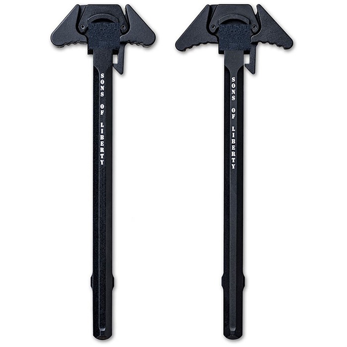 Sons of Liberty LCH5.56NL Ambidextrous Charging Handle Black 7075 Aluminum - View 3