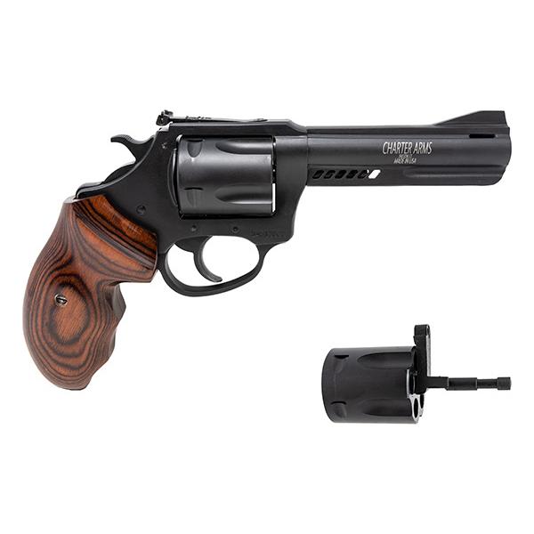 Charter Arms Double Dog Revolver 357 Magnum 9mm 4.2 Inch 5 Rounds Walnut... - View 2