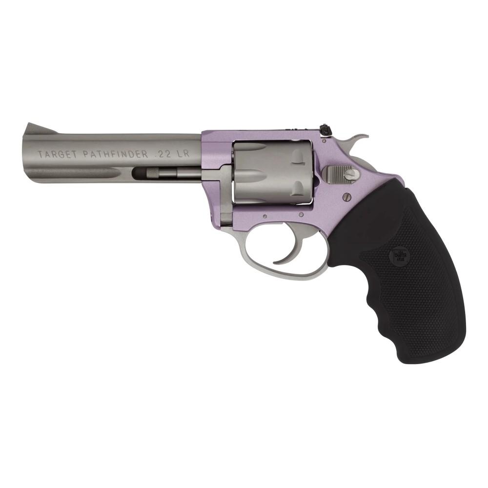 Charter Arms Pathfinder Lite .22 LR 4.2 in Lavender Stainless 8-shot - View 2