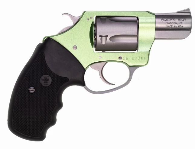 Charter Shamrock 53845 .38 Special 2-Inch Green/SS Revolver - 5 Round - View 2