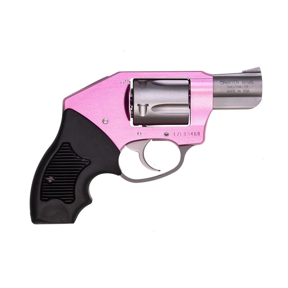Charter Arms Chic Lady .38 Special +P 2 in Pink Aluminum DAO 5 Shot - View 2