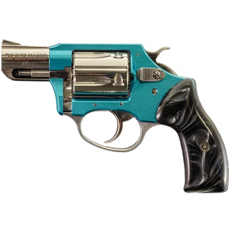 Charter Arms 53879 Blue Diamond Undercover Lite, Compact .38 Spl Revolver, 5-Round, 2" Barrel, Tiffany Blue/SS Finish, 12 oz - View 2
