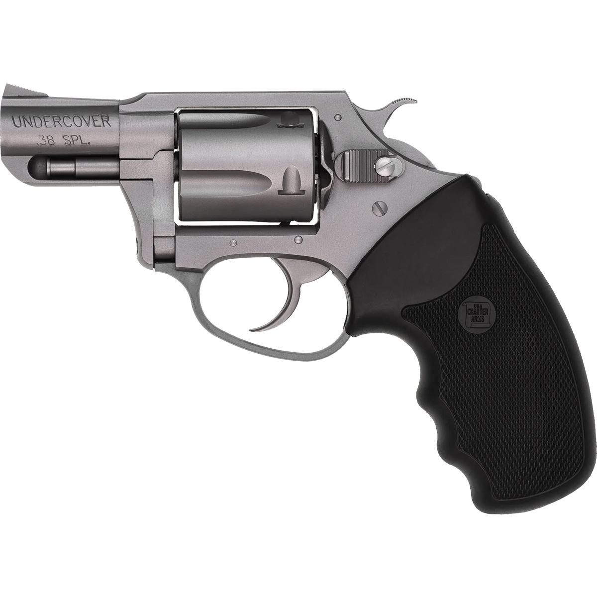 Charter Arms Undercover .38 Spl Revolver: Compact, Lightweight, Stainless Steel, 2" Barrel, 5-Round Capacity, Ideal Concealed Carry - View 2