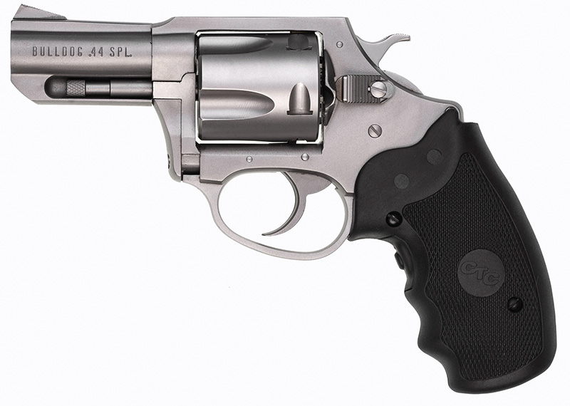 Charter Arms Crimson Bulldog .44 Spl Revolver, 2.5" Barrel, Stainless Steel, Crimson Trace Laser Grip, 5 Round Capacity - View 2