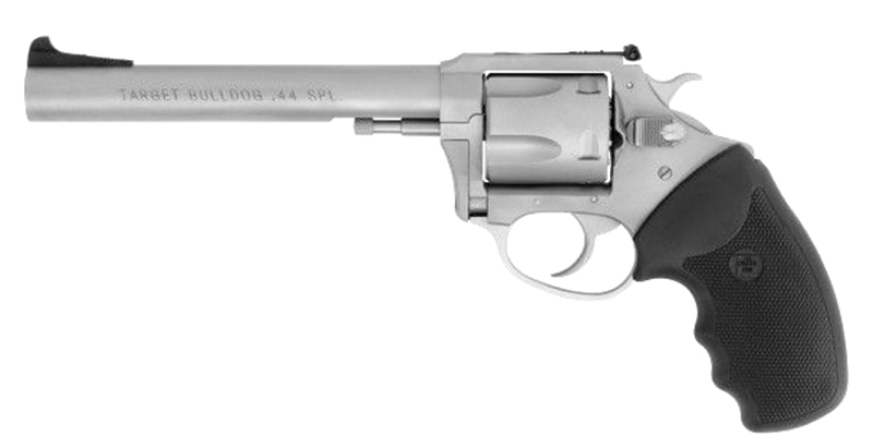 Charter Arms Target Bulldog .44 Special 6" Barrel Stainless Steel Revolver - View 2