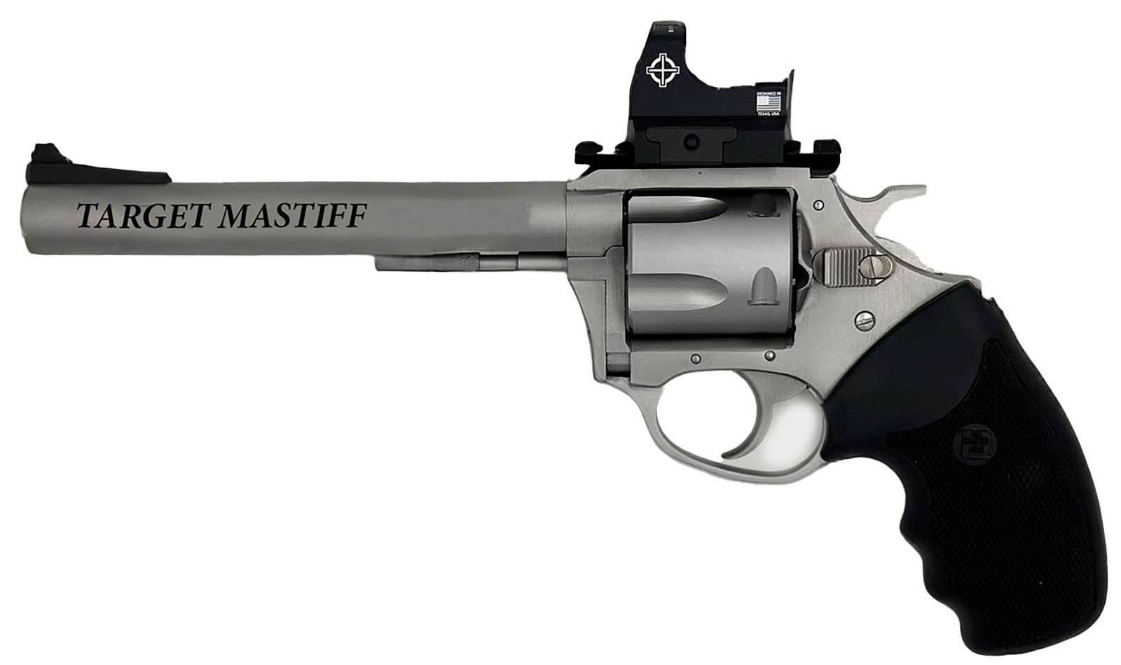 Charter Arms Mastiff Target 9MM Stainless 6 in Barrel Double Action 5rd - View 2