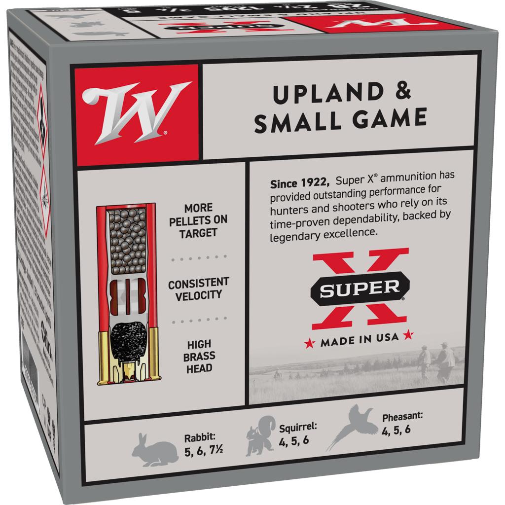 Winchester Ammo X285 Super X Heavy Game Load High Brass 28 Gauge 2.75" 3/4 oz 1295 fps 5 Shot 25 Bx/10 Cs - View 2