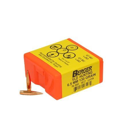 Berger Match Grade Hunting Bullets 6.5mm .264" 130 - View 2