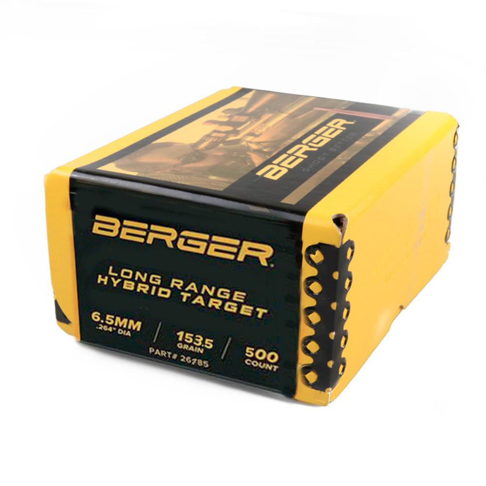 Berger 26786 6.5mm 153.5gr Long Range Hybrid Target Bullets 500/Box - View 2