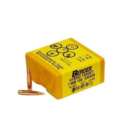 Berger 28407 Hybrid Target 7mm 180gr Match Grade Bullets 100/Box - View 2