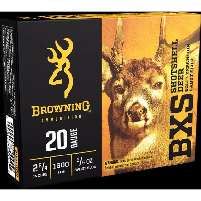Browning 20ga 2-3/4'' 3/4oz Sabot Slug Ammo - View 2
