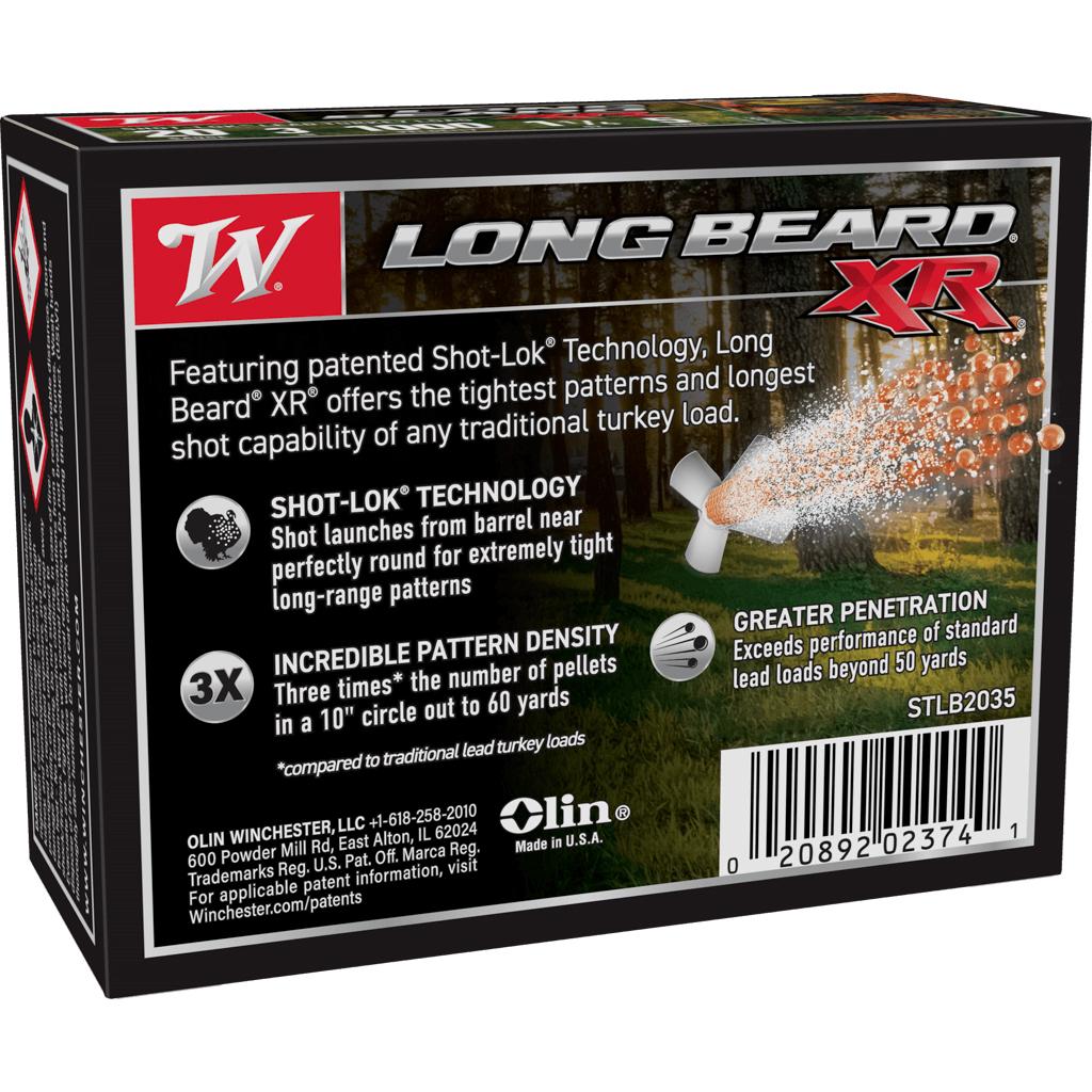Winchester Long Beard XR 20 Gauge 3 in 1 1/4 oz #5 Shot 10 Rounds - View 2