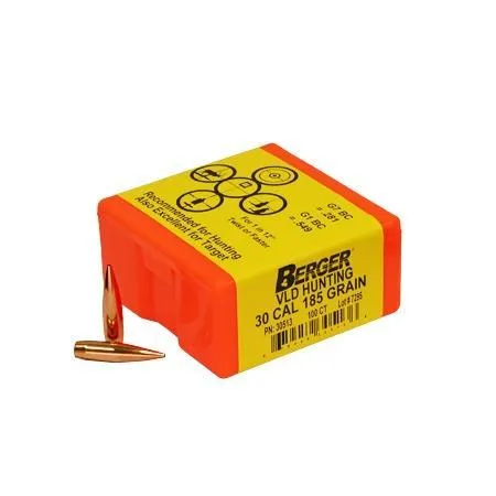 Berger Bullets 30513 VLD Hunting 30 Caliber 185gr 100/Box - View 2