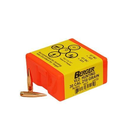 Berger 30515 VLD Hunting Bullets 30 Cal 210gr 100/Box - View 2
