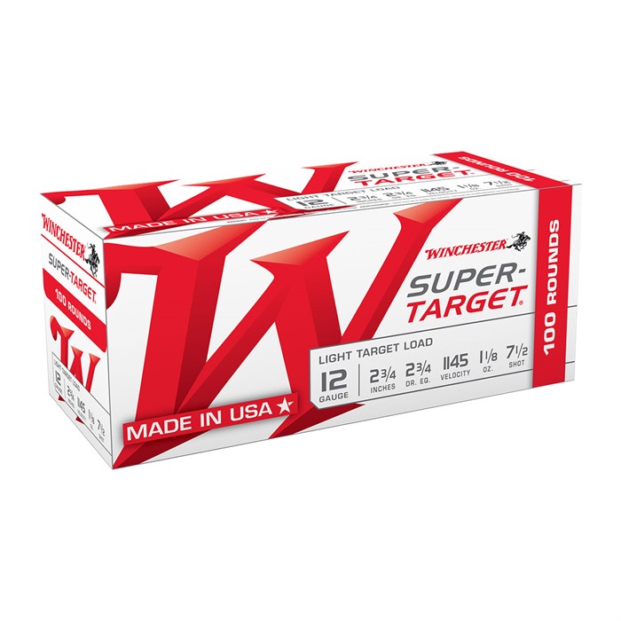 Winchester Super-Target 12 Gauge 7.5 Shot 1 1-8 Ounce 100 Rounds - View 3