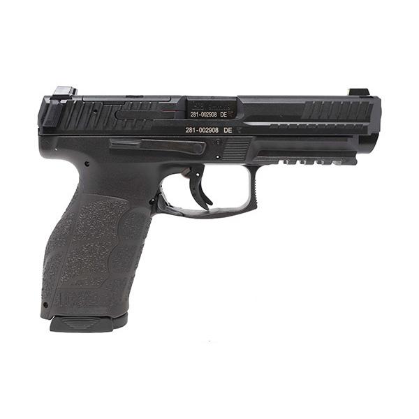 HK 81001497 VP9 A1 w/Optic Full Size Frame 9mm Luger 10+1 4.53" Black Steel Polygonal Rifled Barrel & Optic Ready/Serrated Slide, Black Polymer Frame w/Picatinny Rail, Interchangeable Backstrap Grip, - View 2