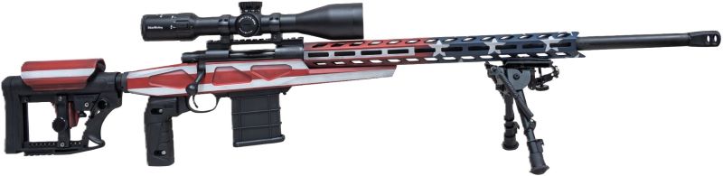 HOWA HCRA25CRUSAMDT M1500 APC American Flag 25 CREEDMOOR 24" American Flag Cerakote Rifle - View 2