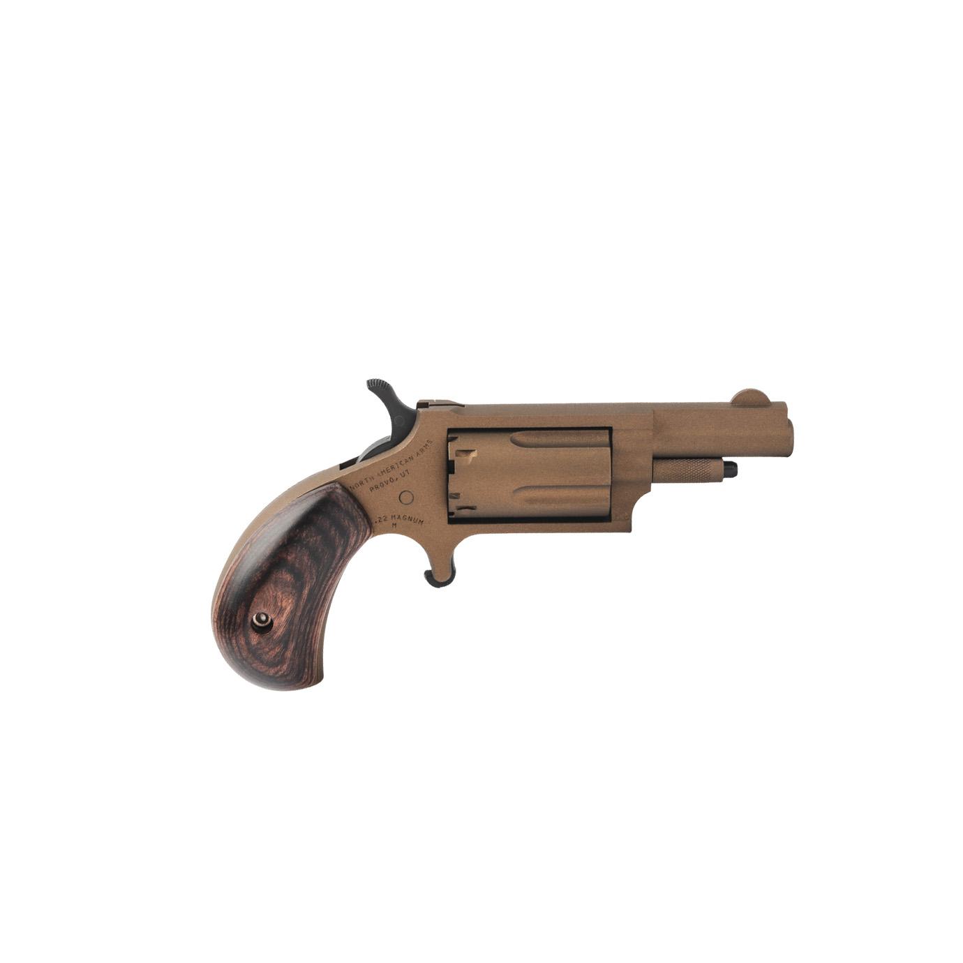 NAA NAA-22M-BB Bootlegger 22 Magnum 1 5/8" Burnt Bronze Cerakote Revolver - View 2