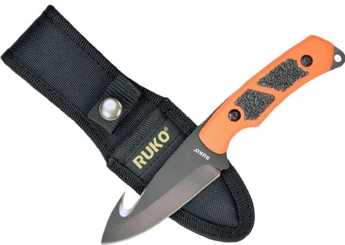RUKO RUK0105BZ-CS 440A 3.25In Skinning Blade Orange Handle view 2