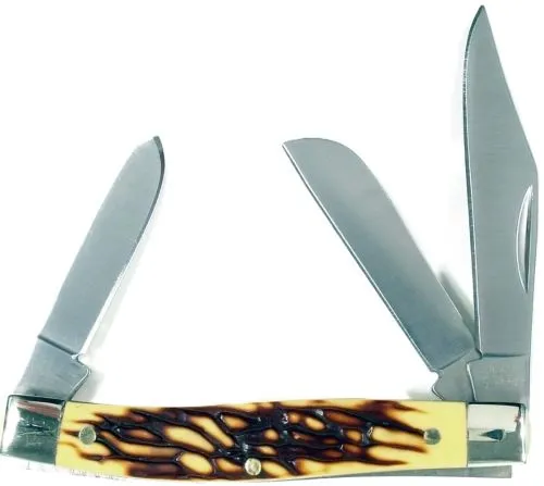 RUKO RUK0072-CS 440A Deer Horn Folding Knife - View 2