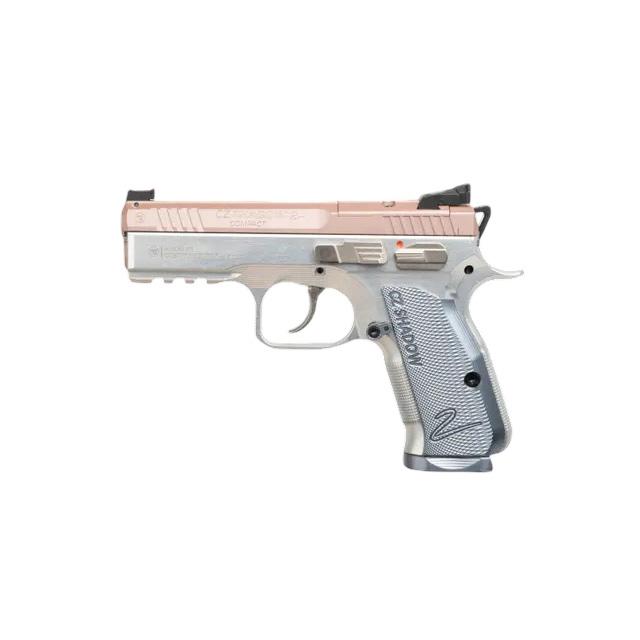 CZ Shadow 2 Compact Pistol 9mm 4 in. Rose w/Silver Grips 15 rd. - View 2