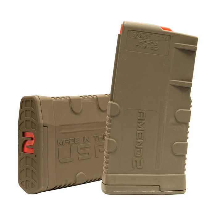 Amend2 MOD-2 Magazine 7.62X51 20-Round Polymer OD Green - View 2