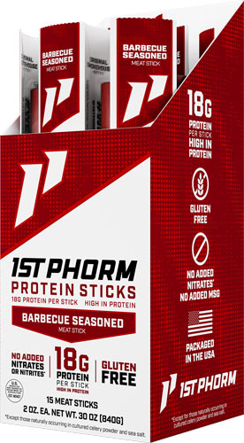 1ST PHORM PROTEIN BEEF STICKS BARBECUE SEASONED 15 - View 2