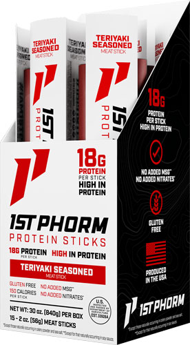 1ST PHORM PROTEIN BEEF STICKS TERIYAKI SEASONED 15 - View 2