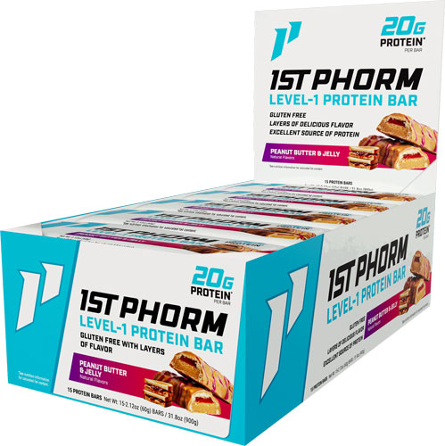 1ST PHORM LEVEL 1 BAR PEANUT BUTTER & JELLY 15 - View 2